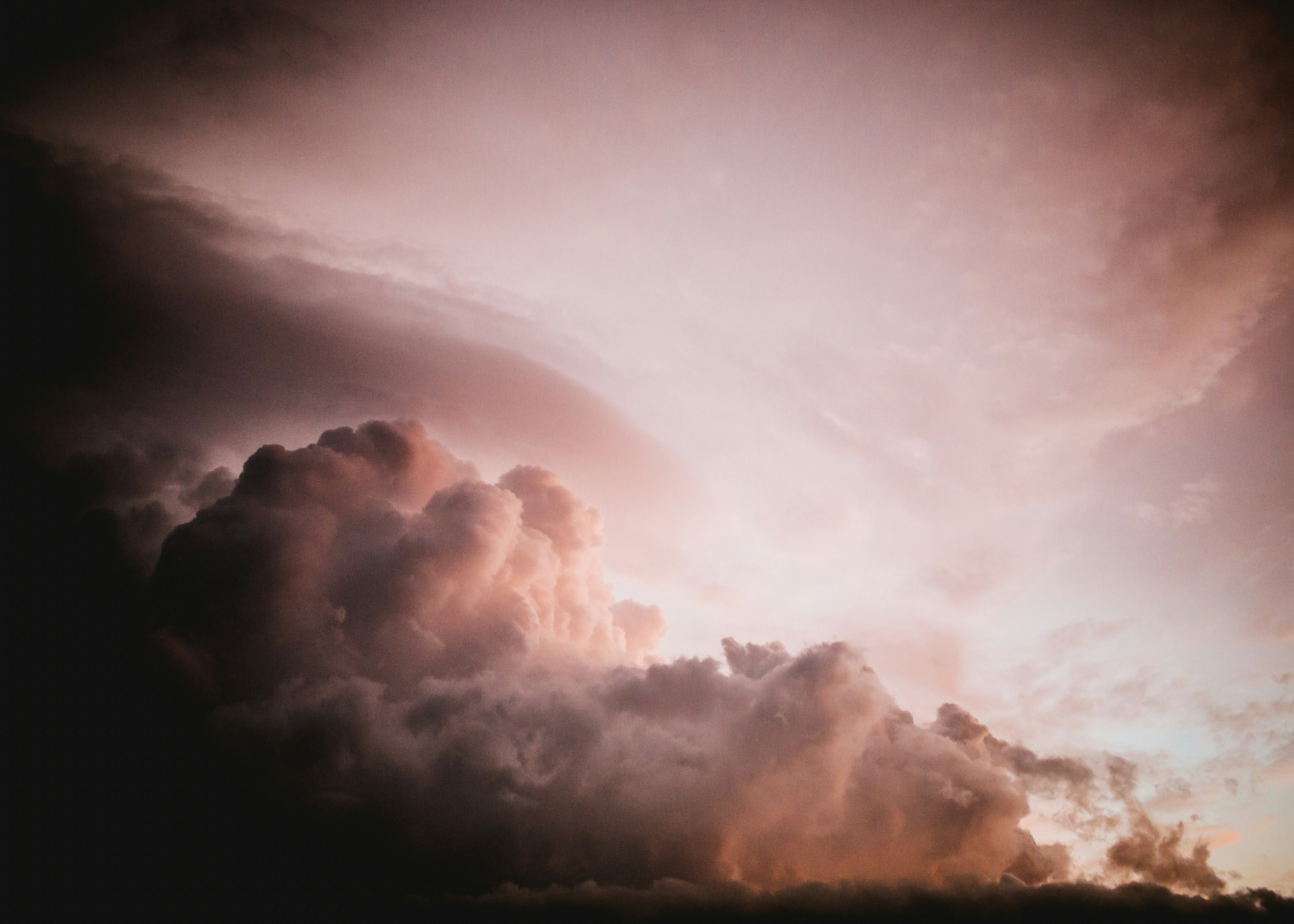 white cumulus clouds photography